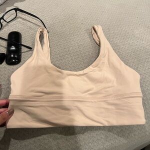 Lululemon Athletica Cream Sports Bra Seamless Design